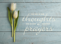 Heartfelt Thoughts Sympathy Cards